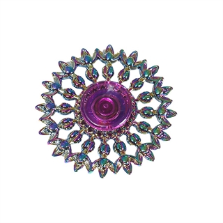 Farverig fidget spinner lotusblomst